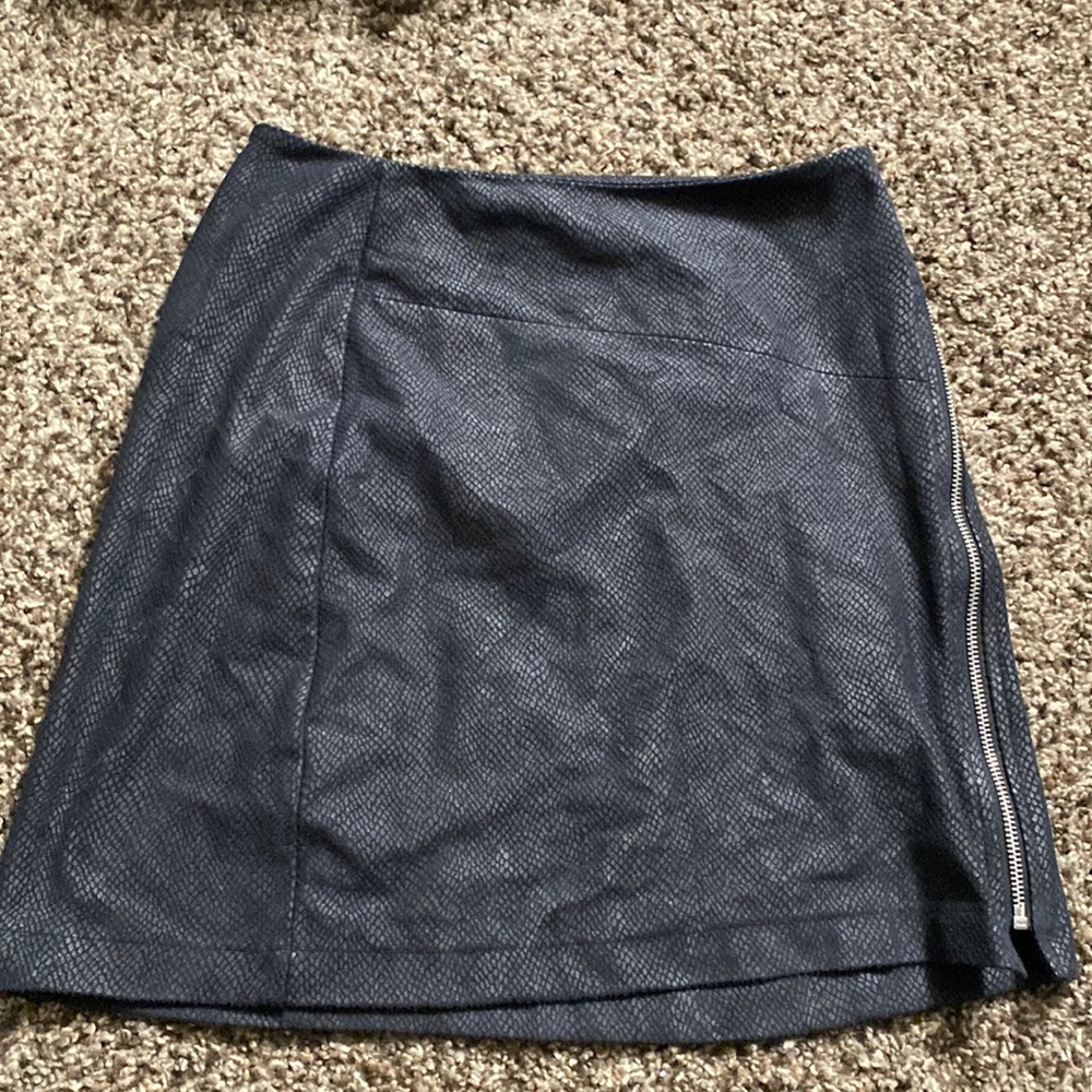 Snake print skirt